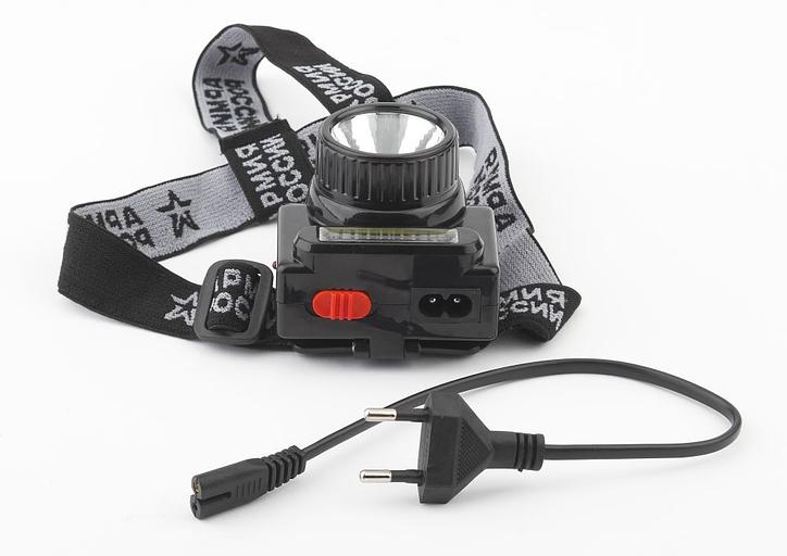 ЭРА Б0030185 Налобный аккумуляторный фонарь GA-501 Гранит {3Вт СОВ светодиод ближний свет, 3Вт светодиод дальний свет, алюминий} фото 2