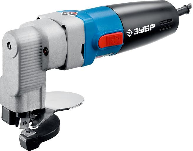 ЗУБР "ПРОФЕССИОНАЛ" Ножницы листовые [ЗНЛ-500] { электрические радиус поворота 40мм, до 2.5мм,1800об/мин, 500Вт } фото 1
