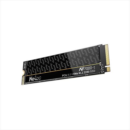 Ssd накопитель Netac SSD NV7000-t 2TB PCIe 4 x4 M.2 2280 NVMe 3D NAND, R/W up to 7300/6700MB/s, TBW 1280TB, slim heatspreader, 5y wty (NT01NV7000t-2T0-E4X) фото 2