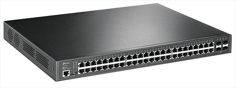 Сетевое оборудование TP-Link TL-SG3452P, JetStream управляемый PoE-коммутатор уровня 2+ на 48 гигабитных портов и 4 гигабитных uplink-порта, бюджет PoE - 384 Вт (TL-SG3452P) фото 2
