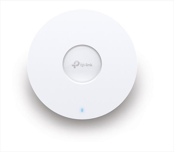 Сетевое оборудование TP-Link EAP653, AX3000 Потолочная двухдиапазонная точка доступа Wi-Fi 6, 1 гиг. порт RJ45, до 574 Мбит/с на 2,4 ГГц + до 2402 Мбит/с на 5 ГГц, PoE 802.3at, 4 встр.антенны, MU-MIMO, БП нет в комплекте (EAP653) фото 1