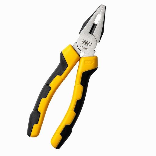 Комбинированные плоскогубцы Deli DL2007 180мм, двухкомпонентная рукоять фото 1