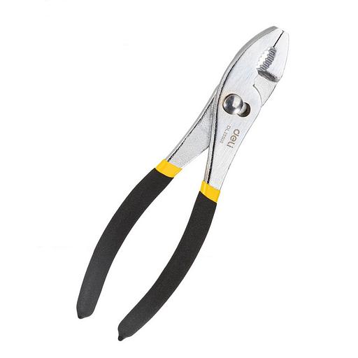 Пассатижи переставные двухдиапазонные Deli DL25508 200мм, прорезиненная двухкомпонентная ручка фото 1