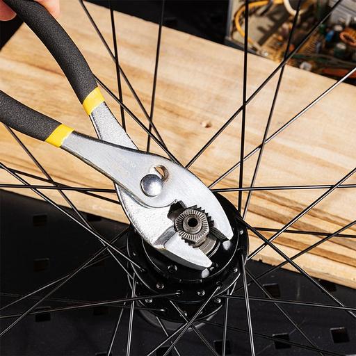 Пассатижи переставные двухдиапазонные Deli DL25508 200мм, прорезиненная двухкомпонентная ручка фото 4