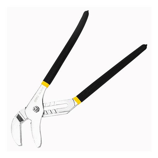 Переставные клещи Deli DL2616 400мм, диапазон раскрытия 15-105мм, прорезиненная рукоять фото 2