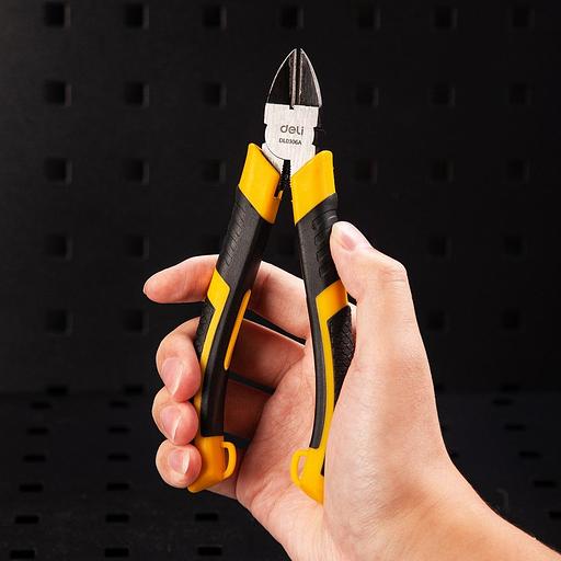 Бокорезы Deli DL0306A 160мм Сталь CrV, двухкомпонентная ручка фото 10