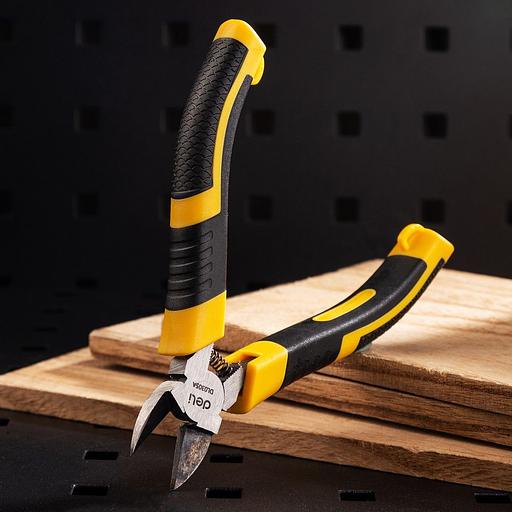 Бокорезы Deli DL0305A 135мм Сталь CrV, двухкомпонентная ручка фото 8