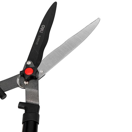 Садовые ножницы Deli DL580421 680мм, лезвия с тефлоновым покрытием, сталь 55С фото 6