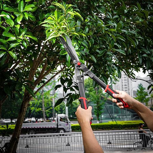 Садовые ножницы Deli DL580421 680мм, лезвия с тефлоновым покрытием, сталь 55С фото 8