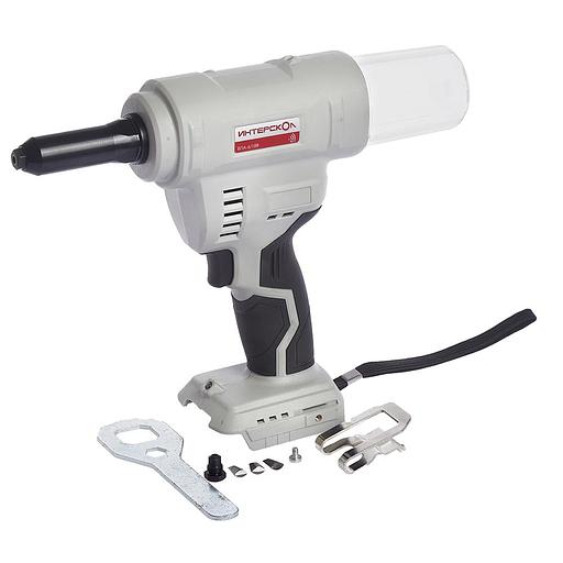 Заклепочный пистолет с бесщеточным (вентильным) двигателем ИНТЕРСКОЛ ВПА-6/18В фото 2