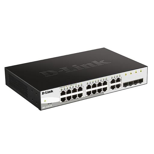 D-Link DGS-1210-20/FL2A Управляемый L2 коммутатор с 16 портами 10/100/1000Base-T и 4 комбо-портами 100/1000Base-T/SFP фото 1