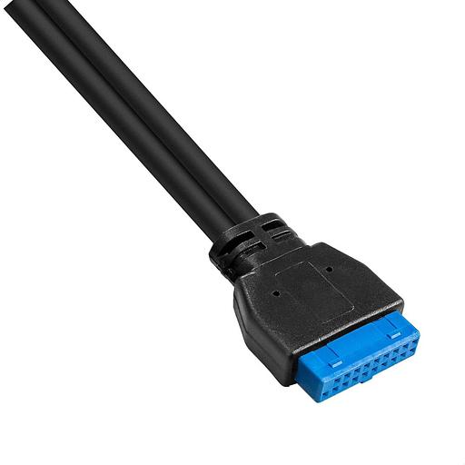 Exegate EX293028RUS Картридер USB3.0 (внутренний, 3.5", мультиформатный: SD/SDHC/SDXC/MMC/microSD/T-Flash/CF/MS/MS micro/XD, 1 доп.порт USB3.0, черный, металл) фото 5