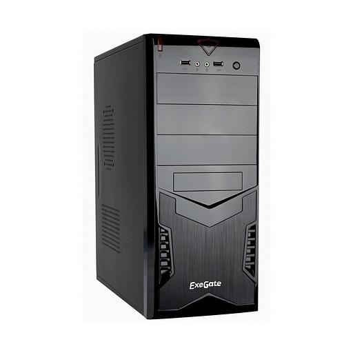 Exegate EX261449RUS Корпус Miditower CP-601 Black, ATX,, 2*USB, Audio фото 1
