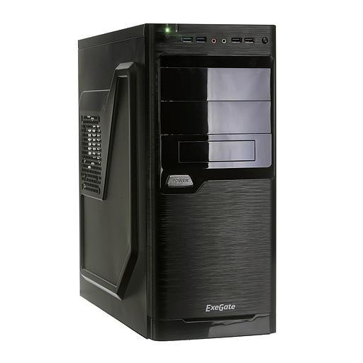 Exegate EX272726RUS Корпус MiditowerXP-330U Black, ATX,, 2*USB+2*USB3.0, Audio фото 1