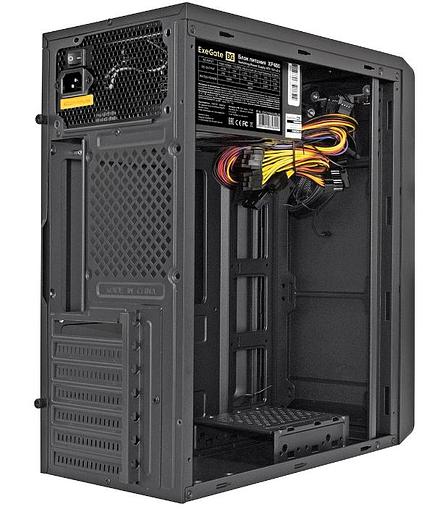 Exegate EX283073RUS Корпус Miditower ExeGate XP-332 Black, ATX,, 2*USB, Audio фото 2