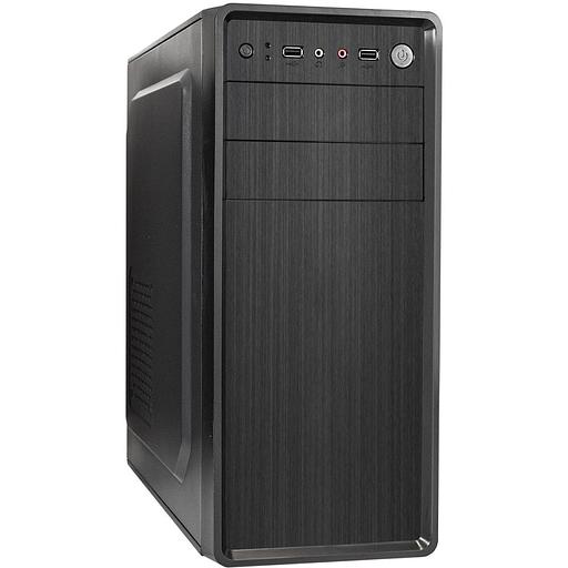 Exegate EX283730RUS Корпус Miditower ExeGate XP-401-350W-12 (ATX, БП XP350 с вент. 12см, 2*USB, аудио, черный) фото 1