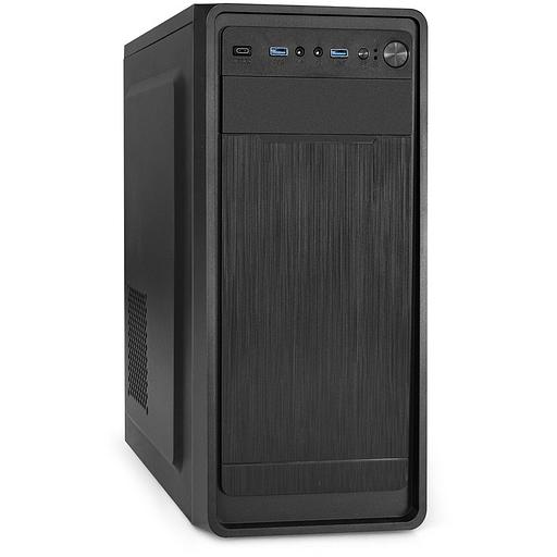 Exegate EX287372RUS Корпус Miditower ExeGate XP-332UC-XP350 (ATX, XP350 с вент. 12см, 2*USB3.0+1*TypeC, аудио, черный) фото 1