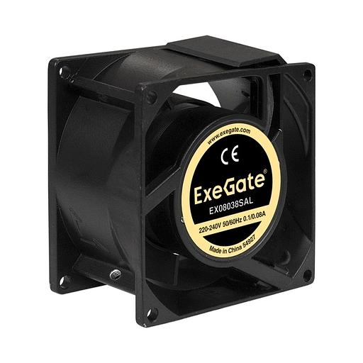 Exegate EX289001RUS Вентилятор 220В ExeGate EX08038SAL (80x80x38 мм, Sleeve bearing (подшипник скольжения), подводящий провод 30 см, 2400RPM, 36dBA) фото 1