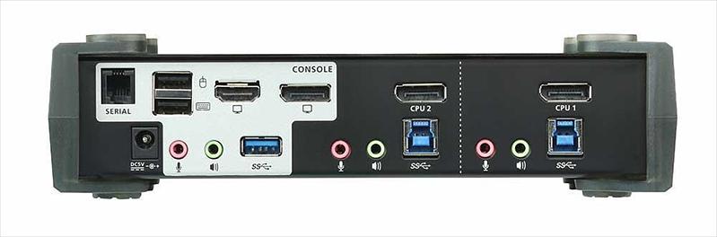 Квм переключатель ATEN 2P USB 3 4K DisplayPort MST KVMP Switch (CS1922M-AT-G) фото 1