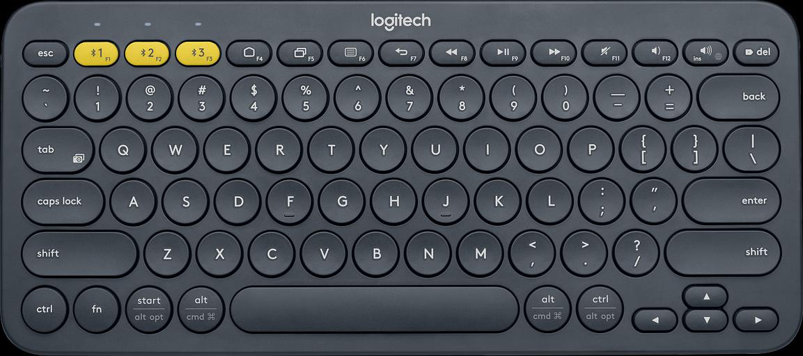 Клавиатура Logitech Keyboard K380 Dark Grey Wireless Bluetooth (920-007584) фото 1