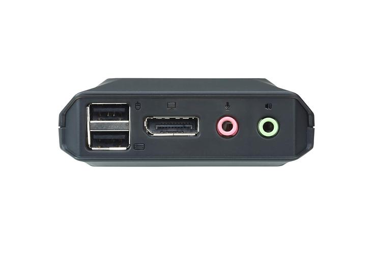 2-портовый, USB, DisplayPort, кабельный KVM-переключатель с пультом удаленного переключения порта, разрешение 2560 x 1600 при 60 Гц ATEN CS22DP фото 4