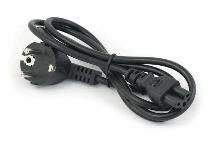 GCR Кабель питания для ноутбука 5.0m, Евровилка угловая - С5, черный, 3*0,75mm, GCR-54403 Greenconnect GCR-54403 фото 1