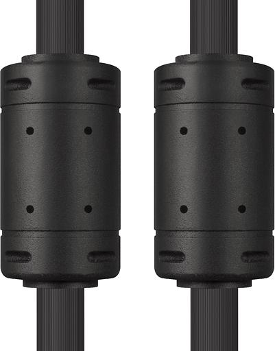 Greenconnect Кабель SVGA 7.0м чёрный, позолоченные контакты, ферритовые кольца, OD8.0mm. 15M / 15M Premium GCR-VM2VM2-7.0m, 28/28 AWG, двойной экран Greenconnect VGA (m) - VGA (m) 7м (GCR-VM2VM2-7.0m) фото 6