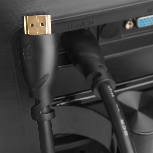 GCR Кабель Premium 1.8m HDMI 2.0, HDR, Ultra HD 4K60 Hz/ 5K30Hz, 3D, Ethernet 18.0 Гбит/с, OD8.0mm, 28/26 AWG, черный Greenconnect GCR-HM312-1.8m фото 8