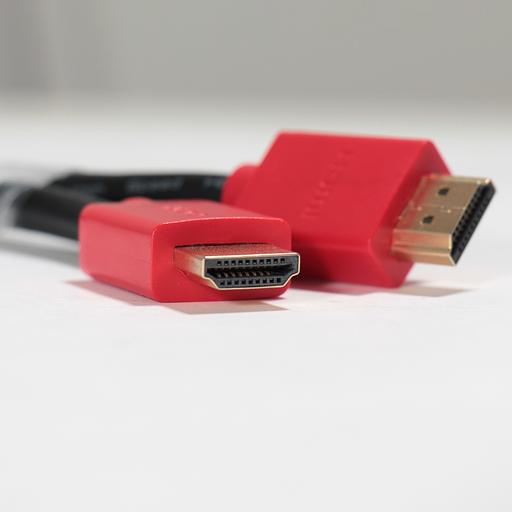 GCR Кабель 2.0m HDMI версия 1.4, черный, красные коннекторы, OD7.3mm, 30/30 AWG, позолоченные контакты, Ethernet 10.2 Гбит/с, 3D, 4K GCR-HM450-2.0m, экран Greenconnect GCR-HM450-2.0m фото 5