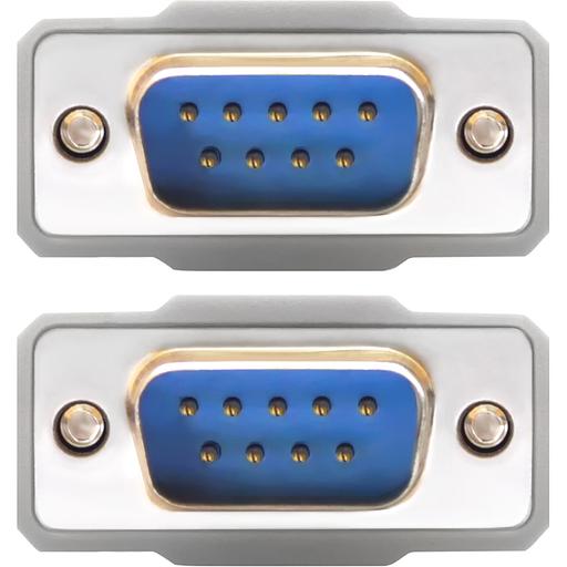 Greenconnect Кабель COM RS-232 порта соединительный 3 m GCR-DB9CM2M-3m, 9M / 9M Premium, серый, пластиковый пакет Кабель Greenconnect COM RS-232 9M/RS-232 9M (GCR-DB9CM2M-3m) фото 2