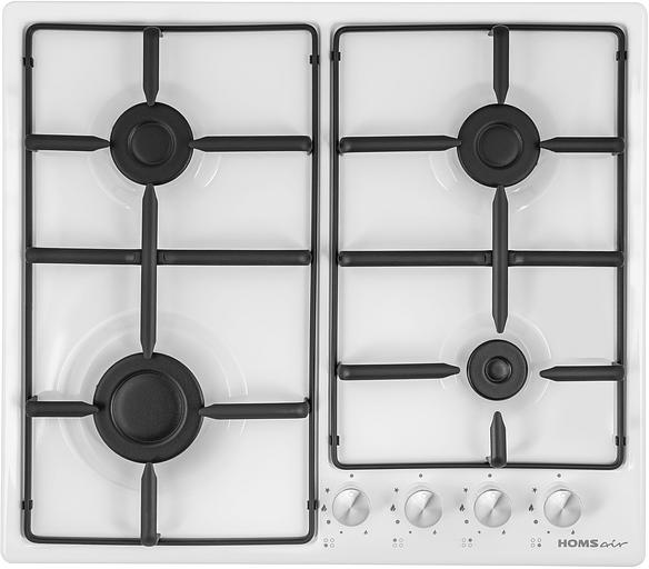 Газовая варочная панель HOMSair HOMSAir HGE643GWH фото 1