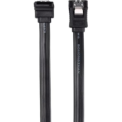 Кабель SATA M --SATA M 3.0V 7 pin угловой разъем Telecom 0.5m VCOM Кабель-переходник Telecom SATA III/SATA III (TUS705-0.5M) фото 3