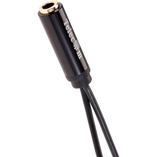 Кабель-адаптер 2*3.5ST(M)/3.5 ST(F), 0.2м, Telecom PRO VCOM Адаптер-переходник Telecom Jack 3.5 mm F/2 x Jack 3.5 mm M (TAV205M-0.2M) фото 6