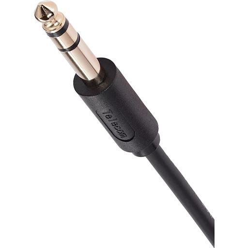 Кабель-адаптер 3.5ST(M)/6.35 ST(M), 3м, Telecom PRO VCOM Адаптер-переходник Telecom jack 6.35 mm M/Jack 3.5 mm M (TAV6165-3M) фото 4