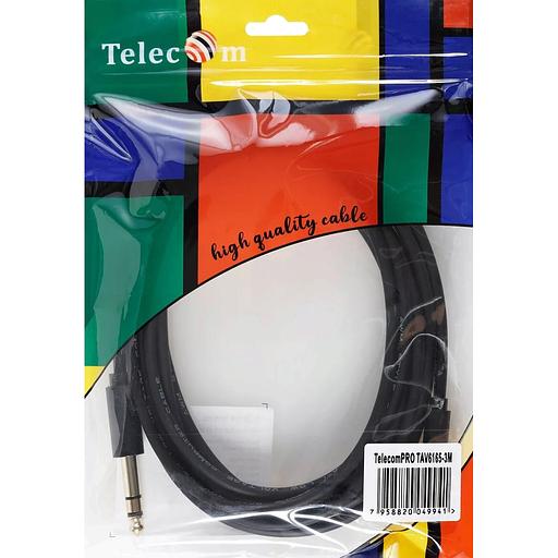 Кабель-адаптер 3.5ST(M)/6.35 ST(M), 3м, Telecom PRO VCOM Адаптер-переходник Telecom jack 6.35 mm M/Jack 3.5 mm M (TAV6165-3M) фото 7