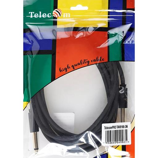 Кабель-соединит 6.35ST(M)/6.35 ST(M), 3м, Telecom PRO VCOM Кабель-переходник Telecom jack 6.35 mm M/jack 6.35 mm M (TAV6166-3M) фото 7