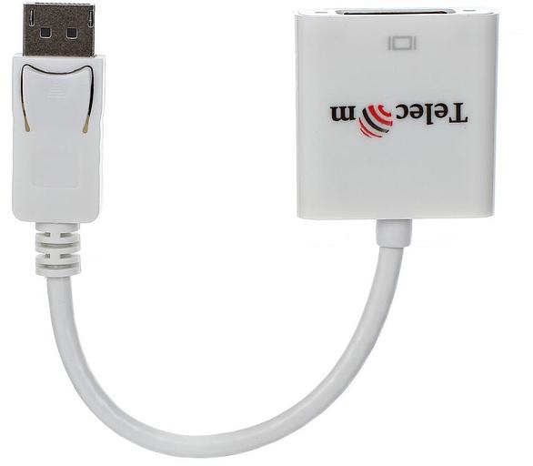Кабель-переходник DP --> DVI-F 0,2m, Telecom (TA557) VCOM Telecom DP — DVI-F 0,2m (TA557) фото 1