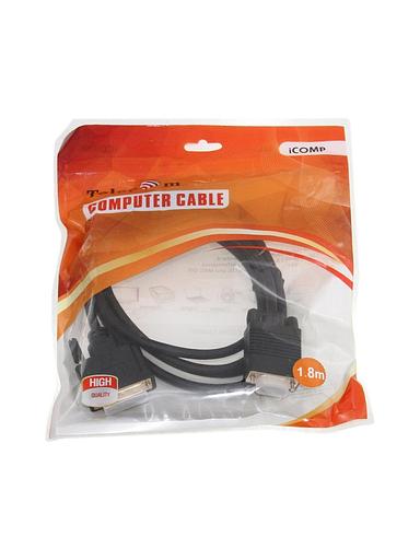 Кабель-переходник DVI (24+5)----> VGA_M/M 1,8м Telecom ( TA680F-1.8M) VCOM Telecom DVI-I (m) to VGA (m) (TA680F-1.8M) фото 5