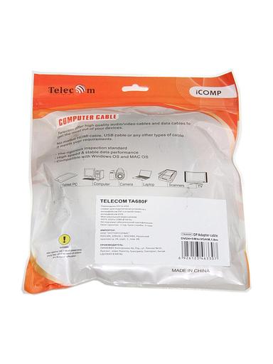 Кабель-переходник DVI (24+5)----> VGA_M/M 1,8м Telecom ( TA680F-1.8M) VCOM Telecom DVI-I (m) to VGA (m) (TA680F-1.8M) фото 6