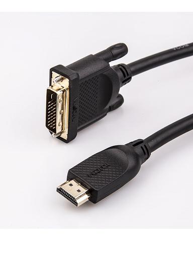 Кабель HDMI AM/DVI(24+1)M, 10м, CU, 1080P@60Hz, 2F, VCOM VCOM HDMI (m) - DVI-D (m) (CG484GD-10M) фото 8