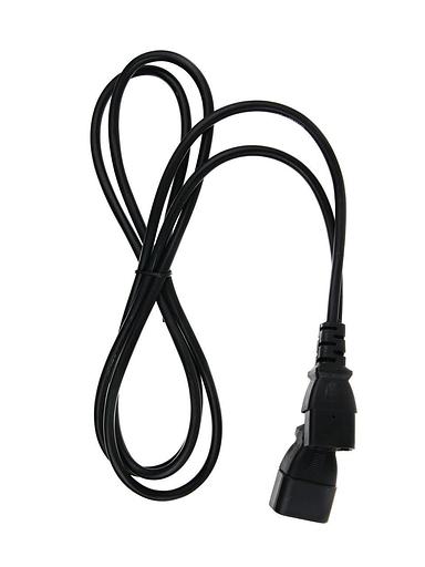 Кабель монитор - компьютер (UPS -> устройство) 220V {IEC-320-C13/C14} 1,8м VCOM Telecom TP020-1.8-BK фото 2