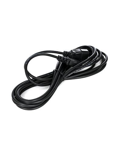 Кабель монитор - компьютер (UPS -> устройство) 220V {IEC-320-C13/C14} 5,0м VCOM Telecom TP020-5.0-BK фото 2