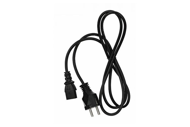 Кабель компьютер - розетка 220V EU (прямой) 3GX0,75mm2, 1,8m, медь, Telecom VCOM TE021-CU0.75-1.8M фото 1