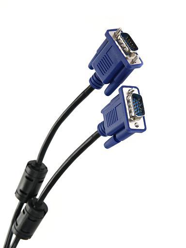 Кабель соединительный SVGA (15M/M) 1,8m 2 фильтра TV-COM VCOM VGA (m) - VGA (m) 1.8м (QCG120H-1.8M) фото 3