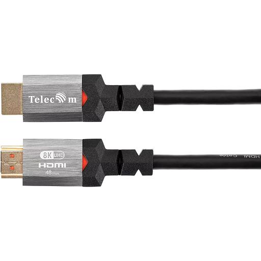 Кабель HDMI 19M/M,ver. 2.1, 8K@60 Hz 1.5m метал разъемы, Telecom VCOM Telecom TCG365-1.5M фото 4