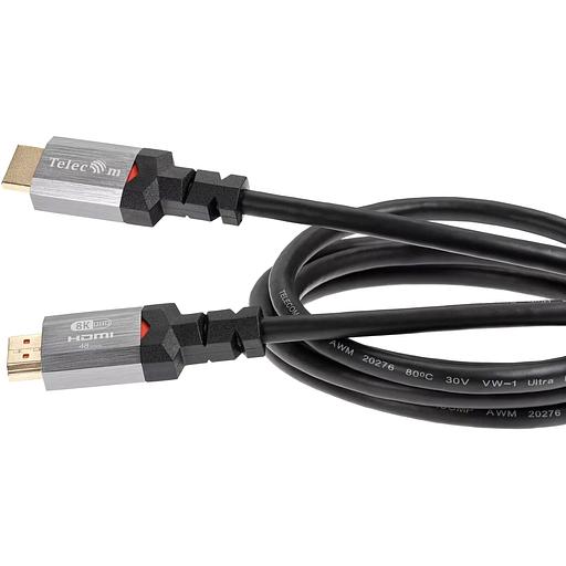 Кабель HDMI 19M/M,ver. 2.1, 8K@60 Hz 1.5m метал разъемы, Telecom VCOM Telecom TCG365-1.5M фото 5