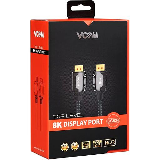 Кабель соединительный DISPLAY PORT v1.4, 8K@60Hz, 1m VCOM VCOM CG634-1M фото 8