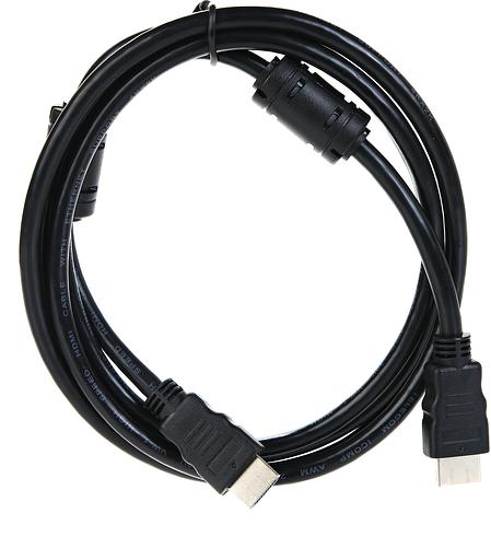 Кабель HDMI-19M --- HDMI-19M ver 2.0+3D/Ethernet,2 фильтра 2m Telecom VCOM Telecom HDMI (m) - HDMI (m) 2м (TCG200F-2M) фото 1