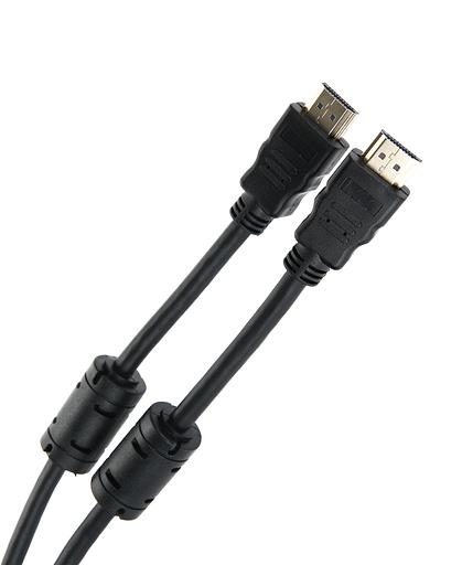 Кабель HDMI-19M --- HDMI-19M ver 2.0+3D/Ethernet,2 фильтра 3m Telecom VCOM Telecom HDMI (m) - HDMI (m) 3м (TCG200F-3M) фото 2