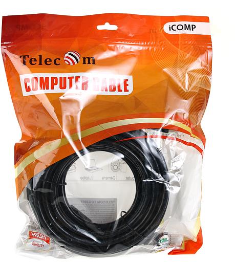 Кабель HDMI-19M --- HDMI-19M ver 2.0+3D/Ethernet,2 фильтра 10m Telecom VCOM Telecom HDMI (m) - HDMI (m) 10м (TCG200F-10M) фото 3